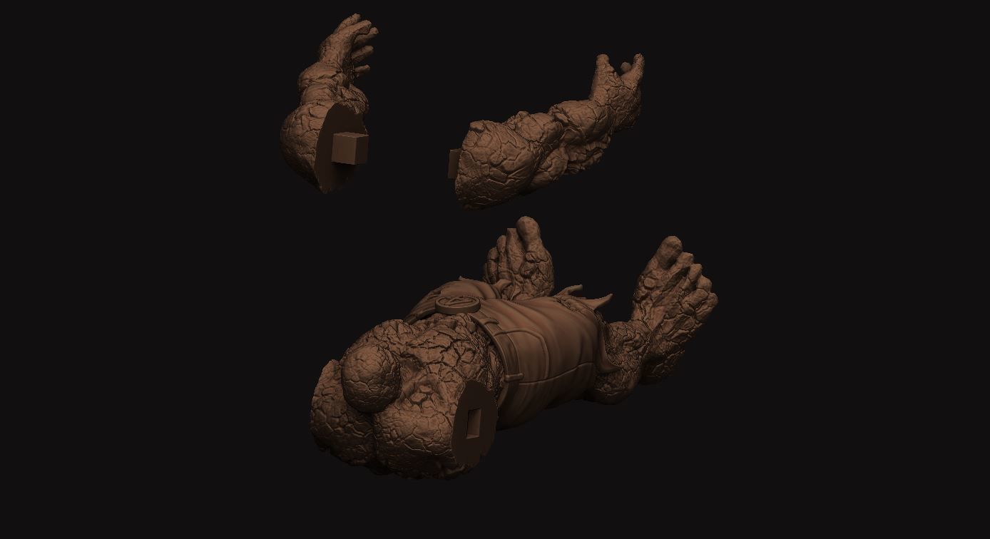 The Thing - Fantastic Four - Marvel 3D print model_12