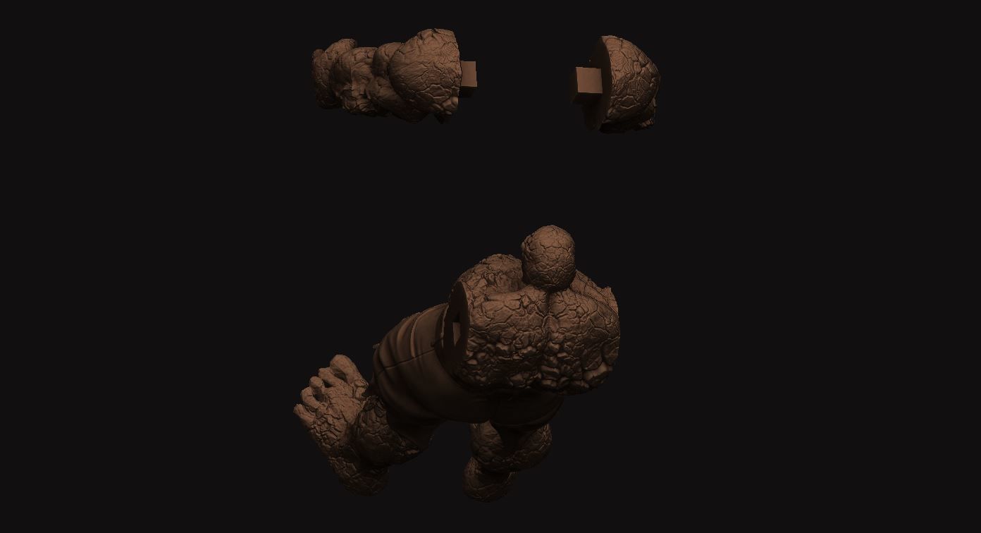 The Thing - Fantastic Four - Marvel 3D print model_11