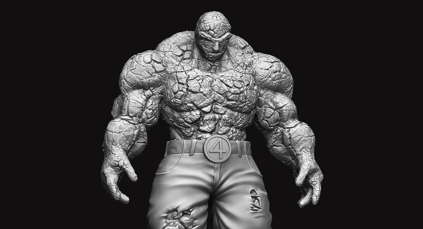 The Thing - Fantastic Four - Marvel 3D print model_16