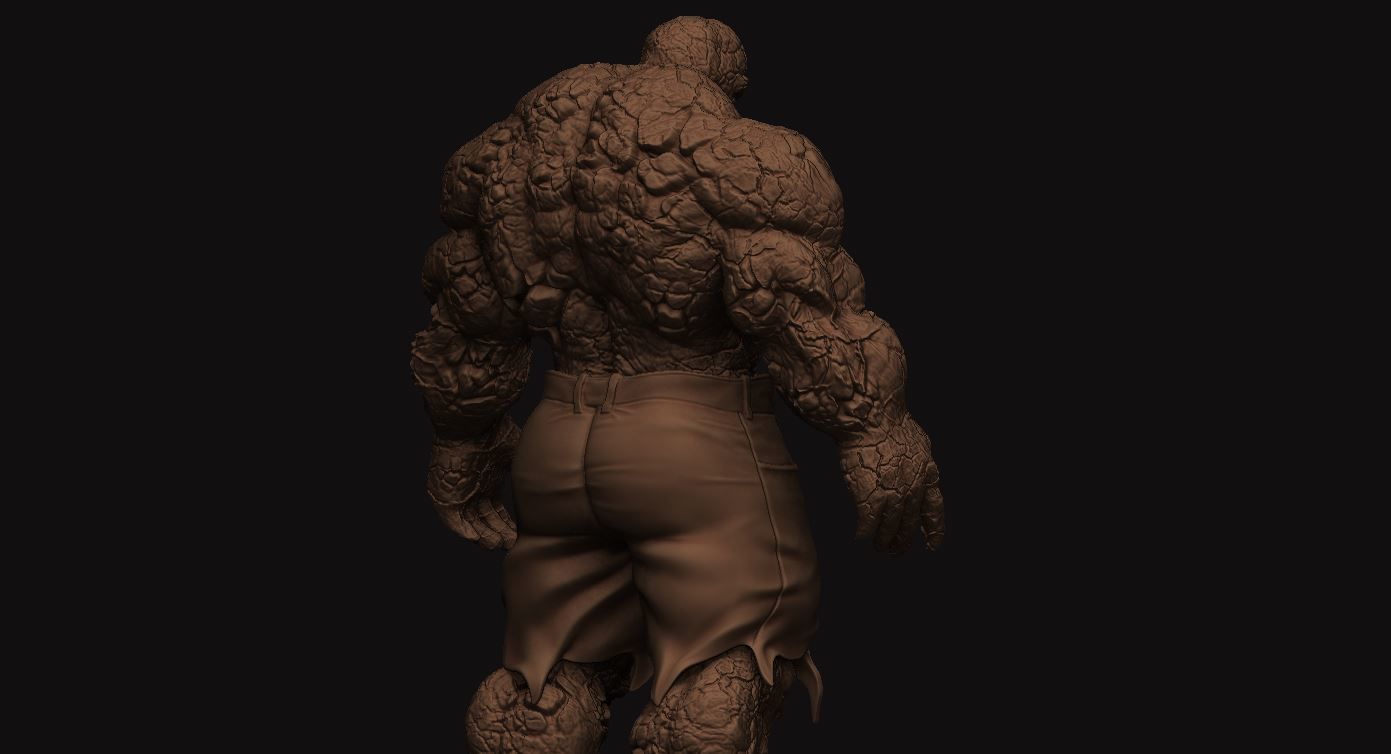 The Thing - Fantastic Four - Marvel 3D print model_4