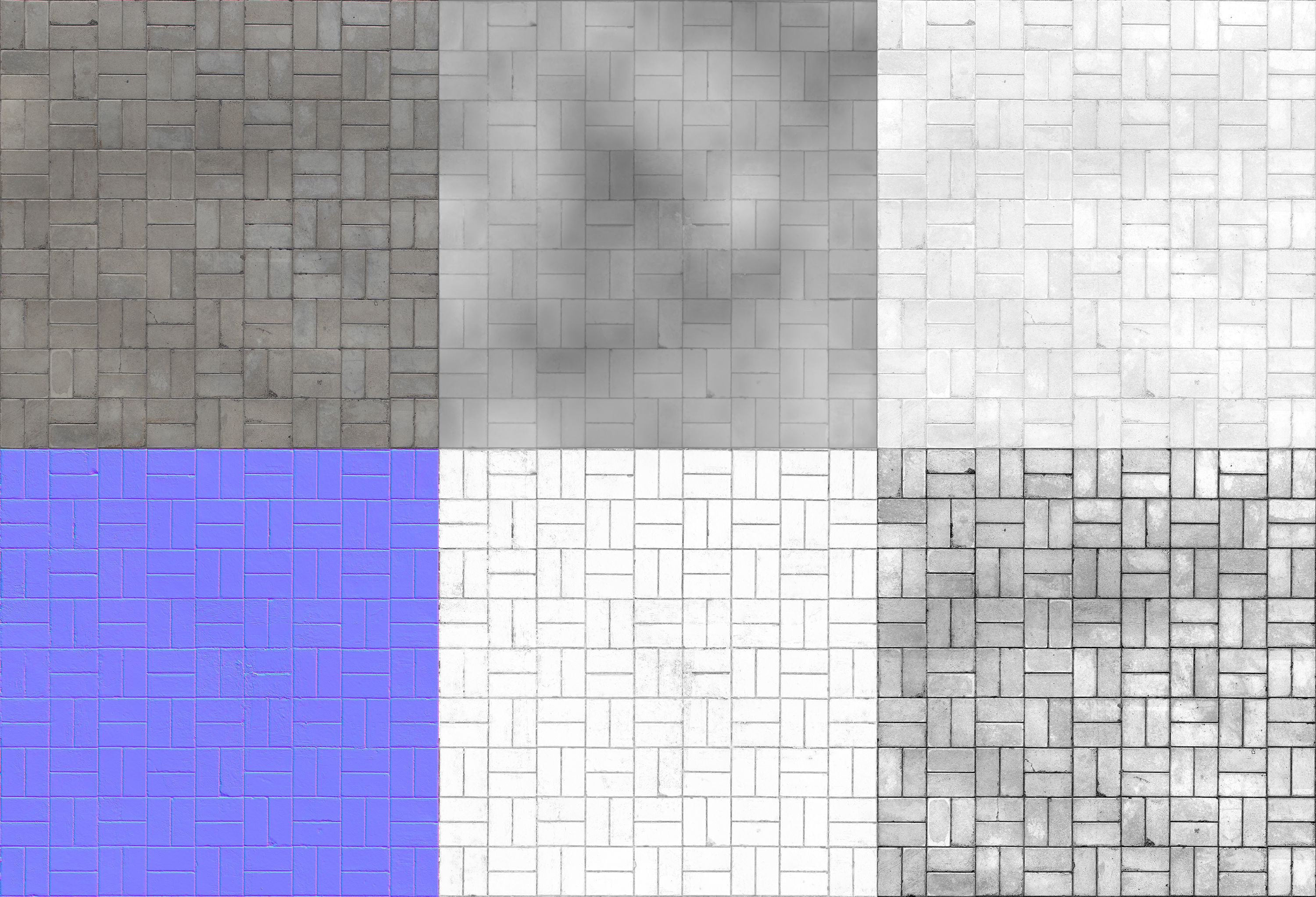 Floor Tiles Scan 3D model_9