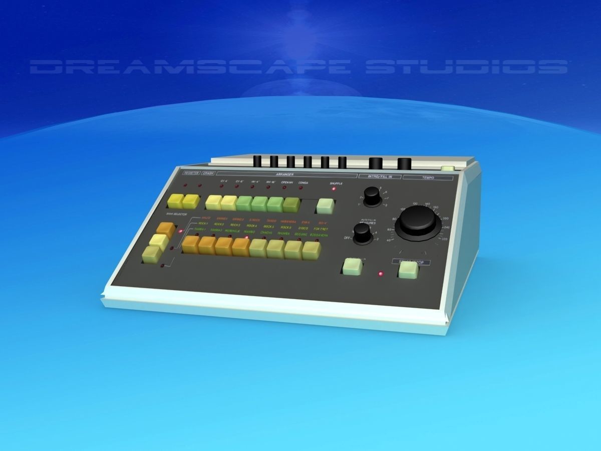 Roland CR-5000 3D model_1