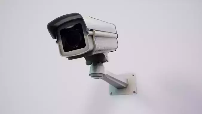 Surveillance Camera Free low-poly 3D model