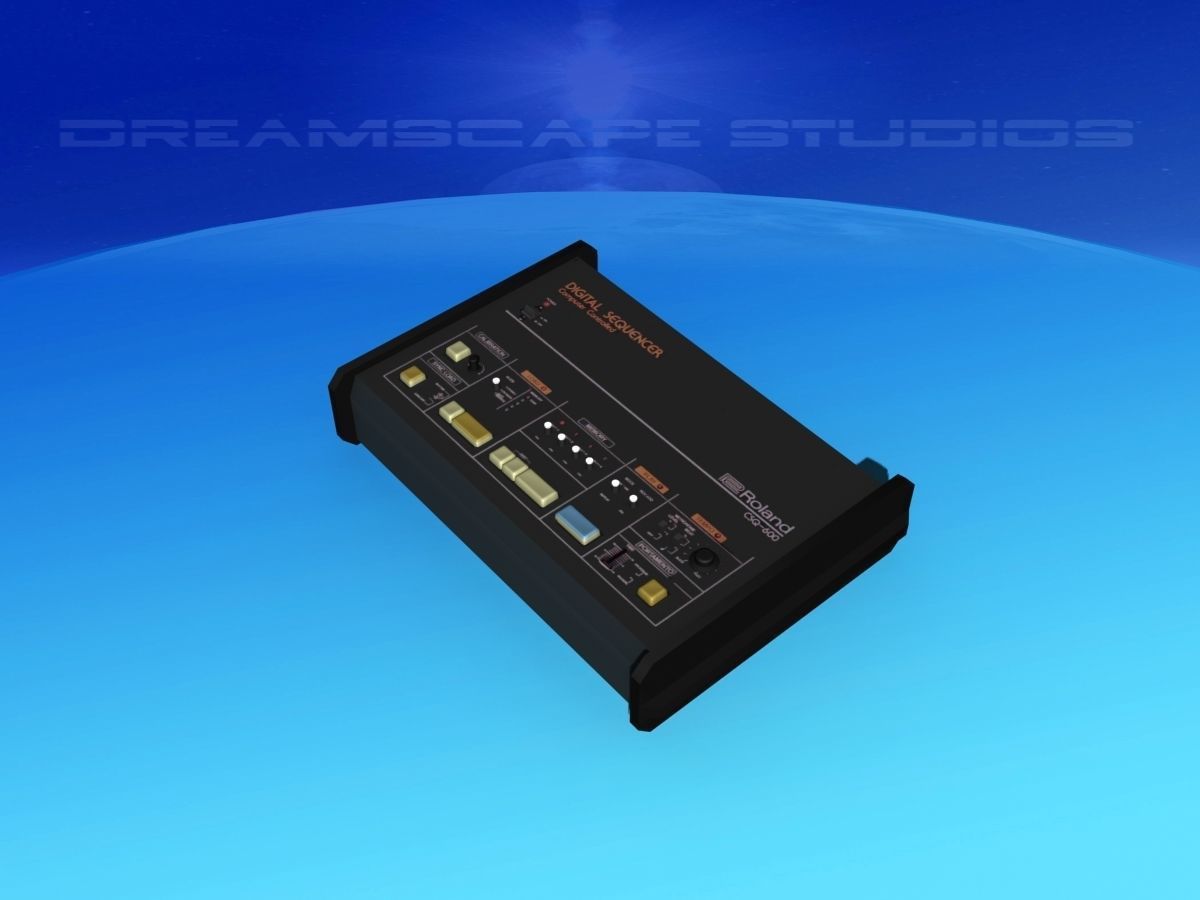 Roland CSQ-600 Compurythm 3D model_7