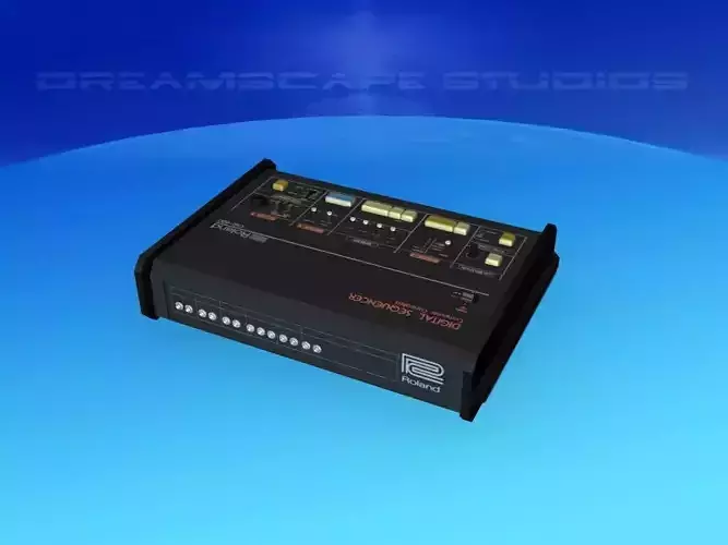 Roland CSQ-600 Compurythm 3D model