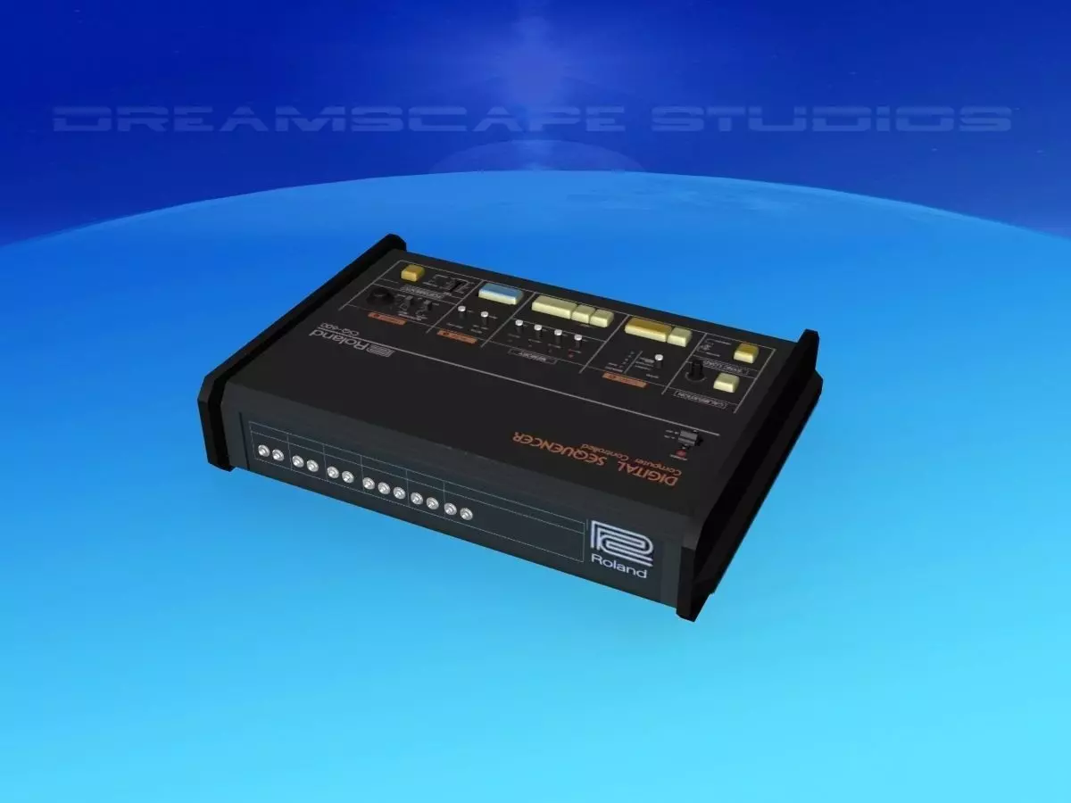 Roland CSQ-600 Compurythm 3D model_0
