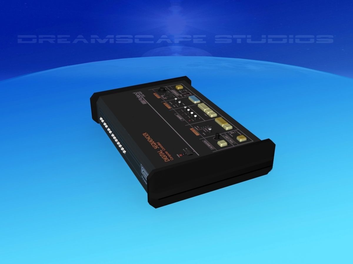 Roland CSQ-600 Compurythm 3D model_8