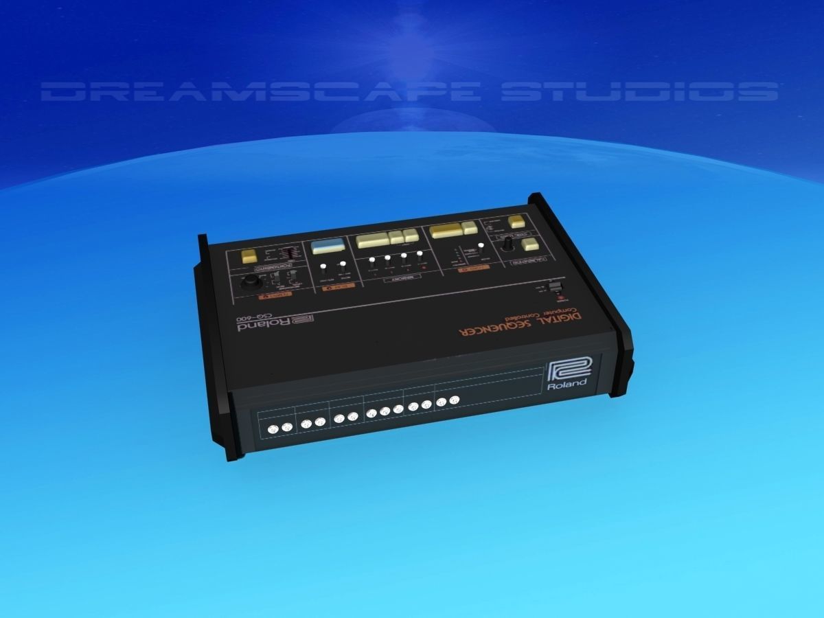 Roland CSQ-600 Compurythm 3D model_9