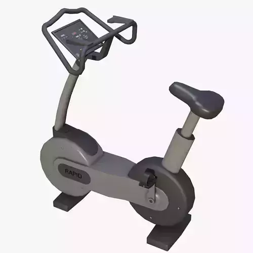 GYM EXERCISE SPINNING BIKE - LOWPOLY