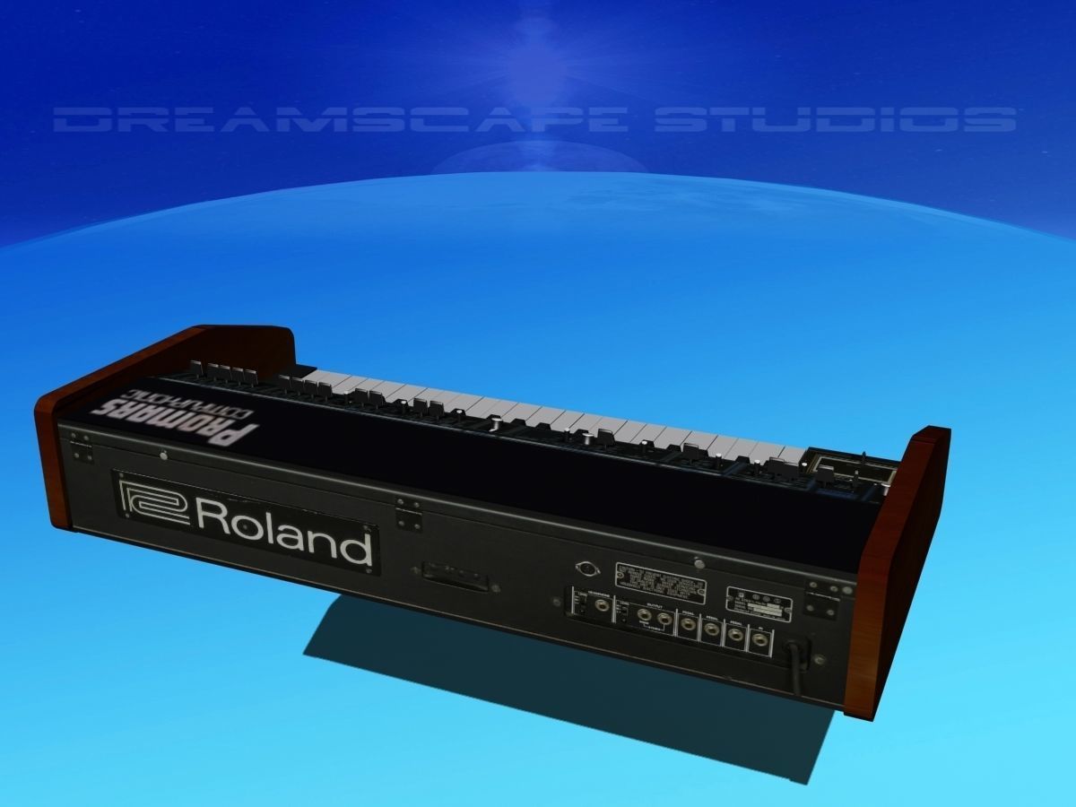 Roland ProMars Synthesizer 3D model_4