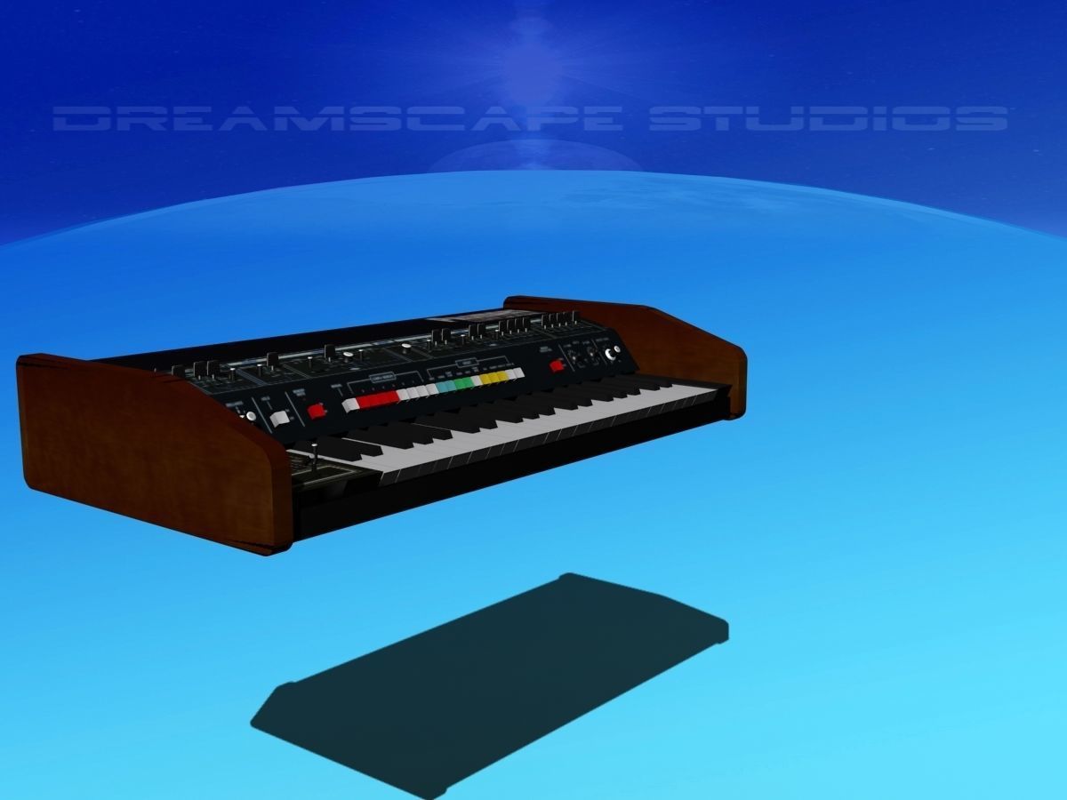 Roland ProMars Synthesizer 3D model_10