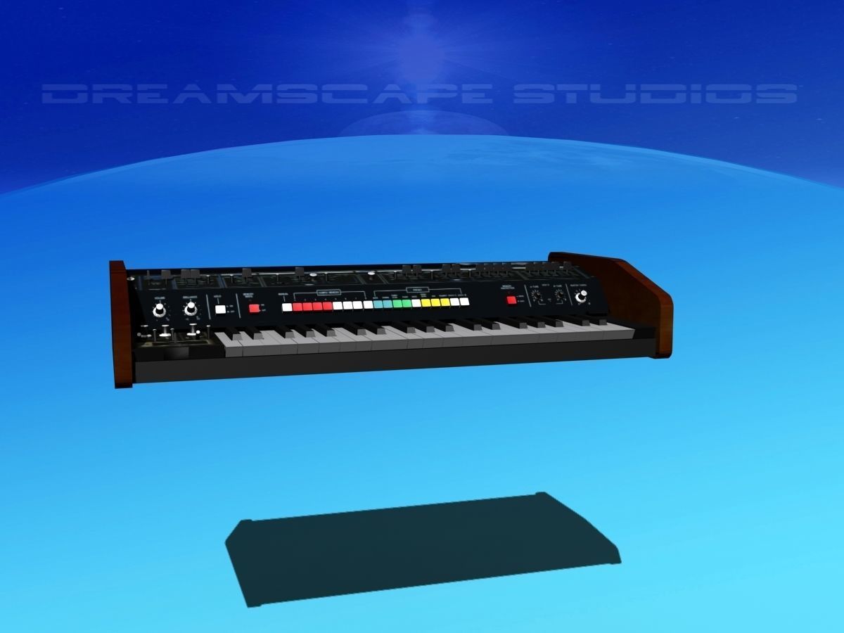 Roland ProMars Synthesizer 3D model_9