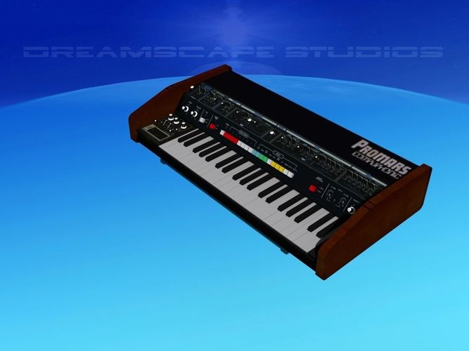 Roland ProMars Synthesizer 3D model