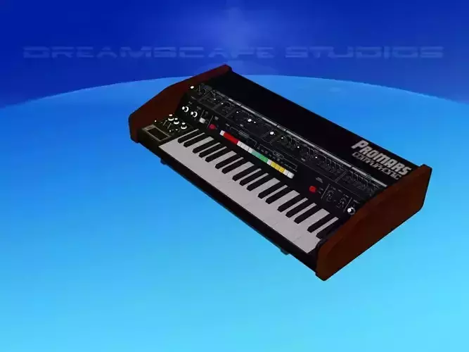 Roland ProMars Synthesizer 3D model