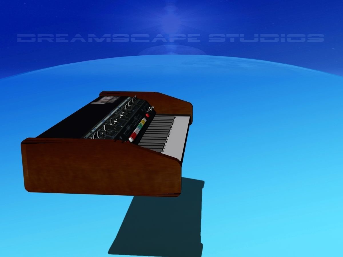 Roland ProMars Synthesizer 3D model_2