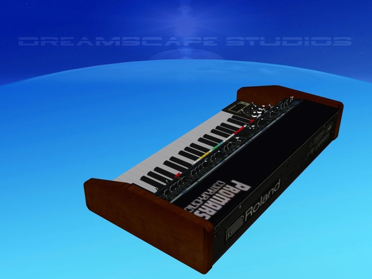 Roland ProMars Synthesizer 3D model_6