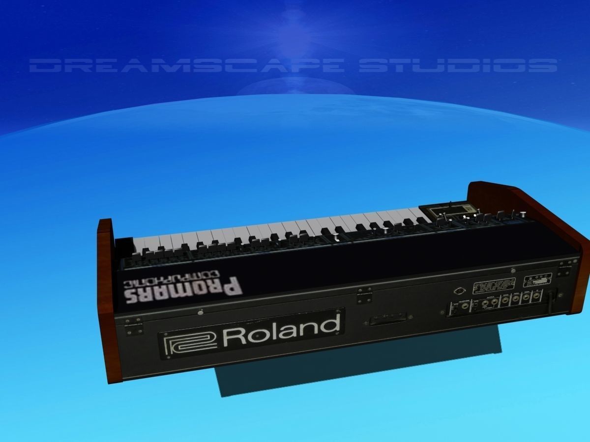Roland ProMars Synthesizer 3D model_5