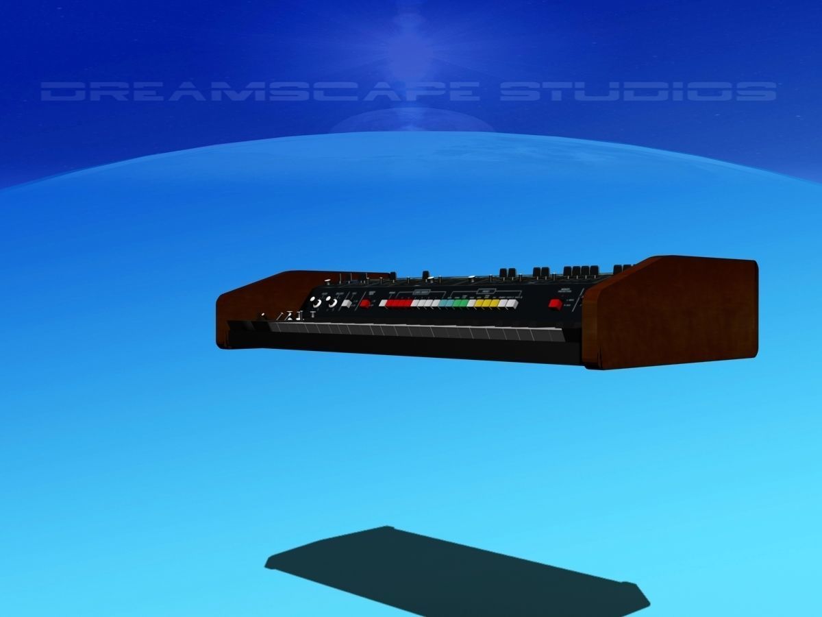 Roland ProMars Synthesizer 3D model_7
