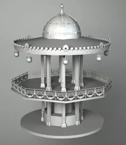 TEMPLETE carousel 3D model_0