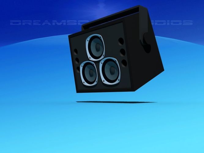 Tannoy Dreadnought Speakers 3D model