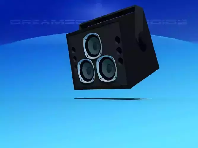 Tannoy Dreadnought Speakers 3D model