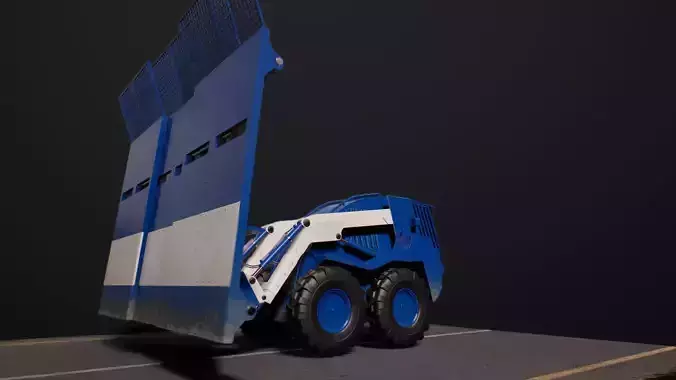 Riot Control Vehicle Low-poly 3D model