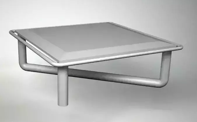 TABLE 2 metal with square top