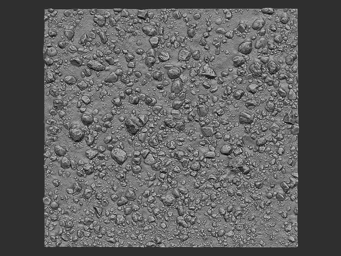 Stone Desert Low-poly 3D model_8