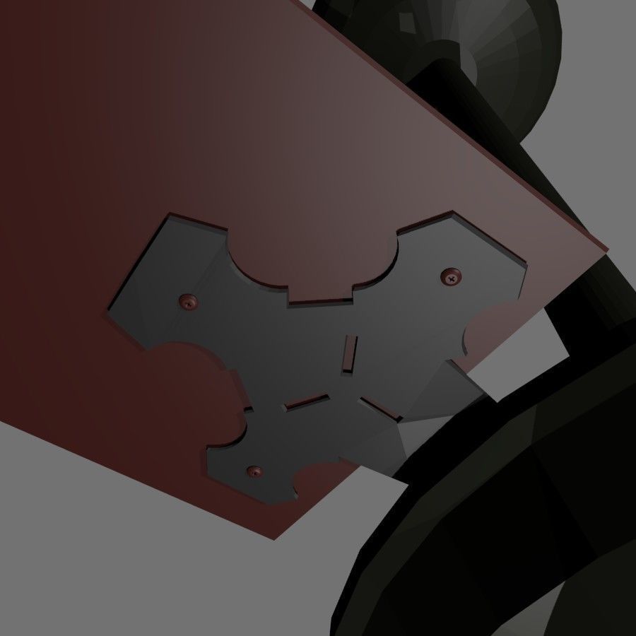 Ceiling fan 3D model_7