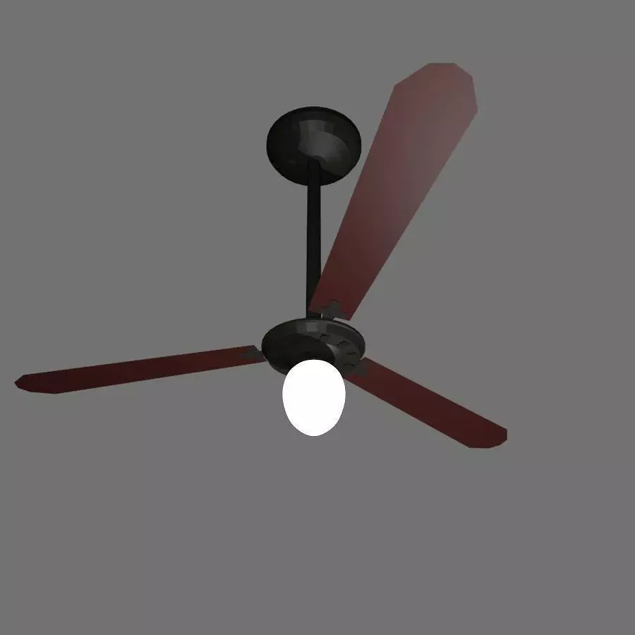 Ceiling fan 3D model_0