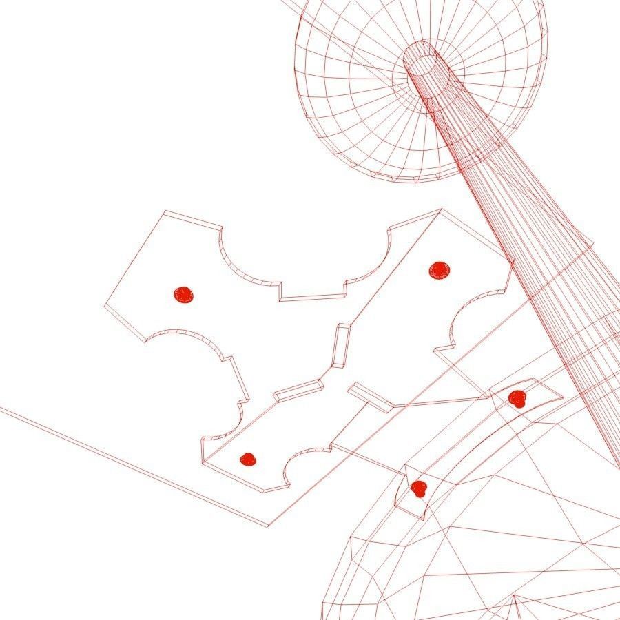 Ceiling fan 3D model_12