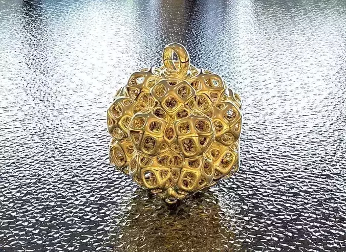 BRO WOVEN OCTOTOAD 2 PENDANT 3D print model