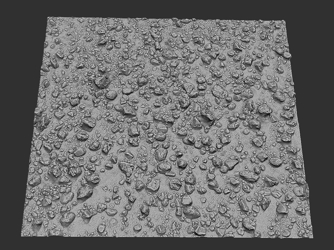 Stone Desert 16K Low-poly 3D model_7