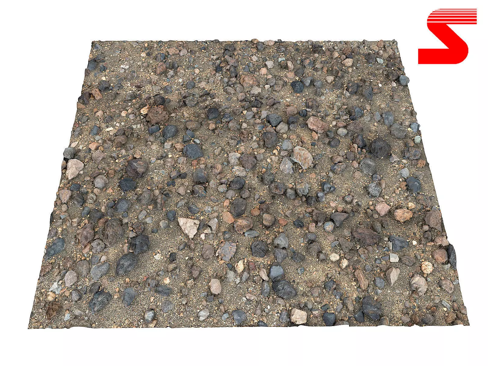 Stone Desert 16K Low-poly 3D model_0