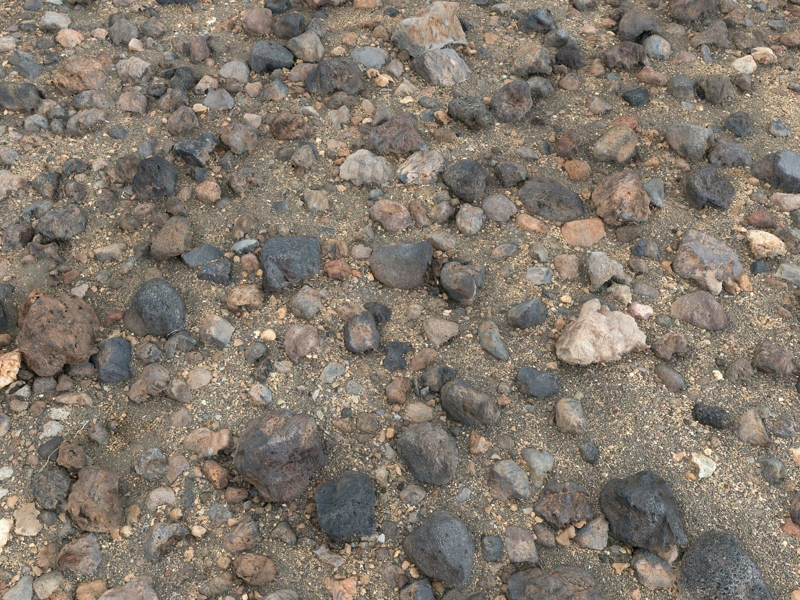 Stone Desert 16K Low-poly 3D model_3