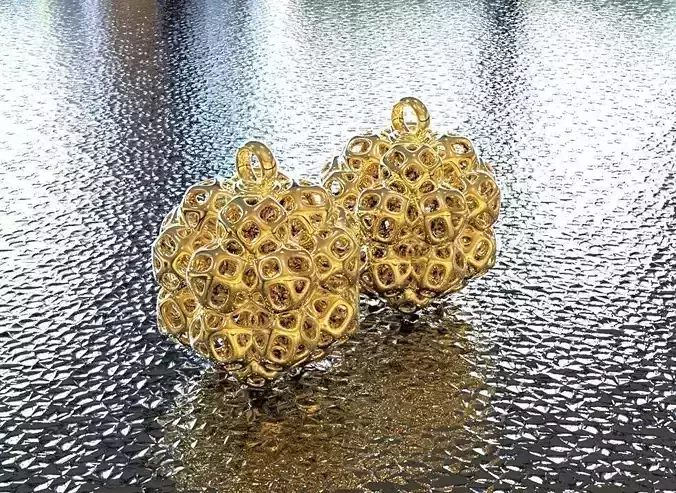 BRO WOVEN OCTOTOAD 2 EARRING 