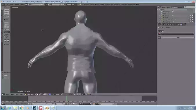 Male John Doe Clothing ONLY - VEST