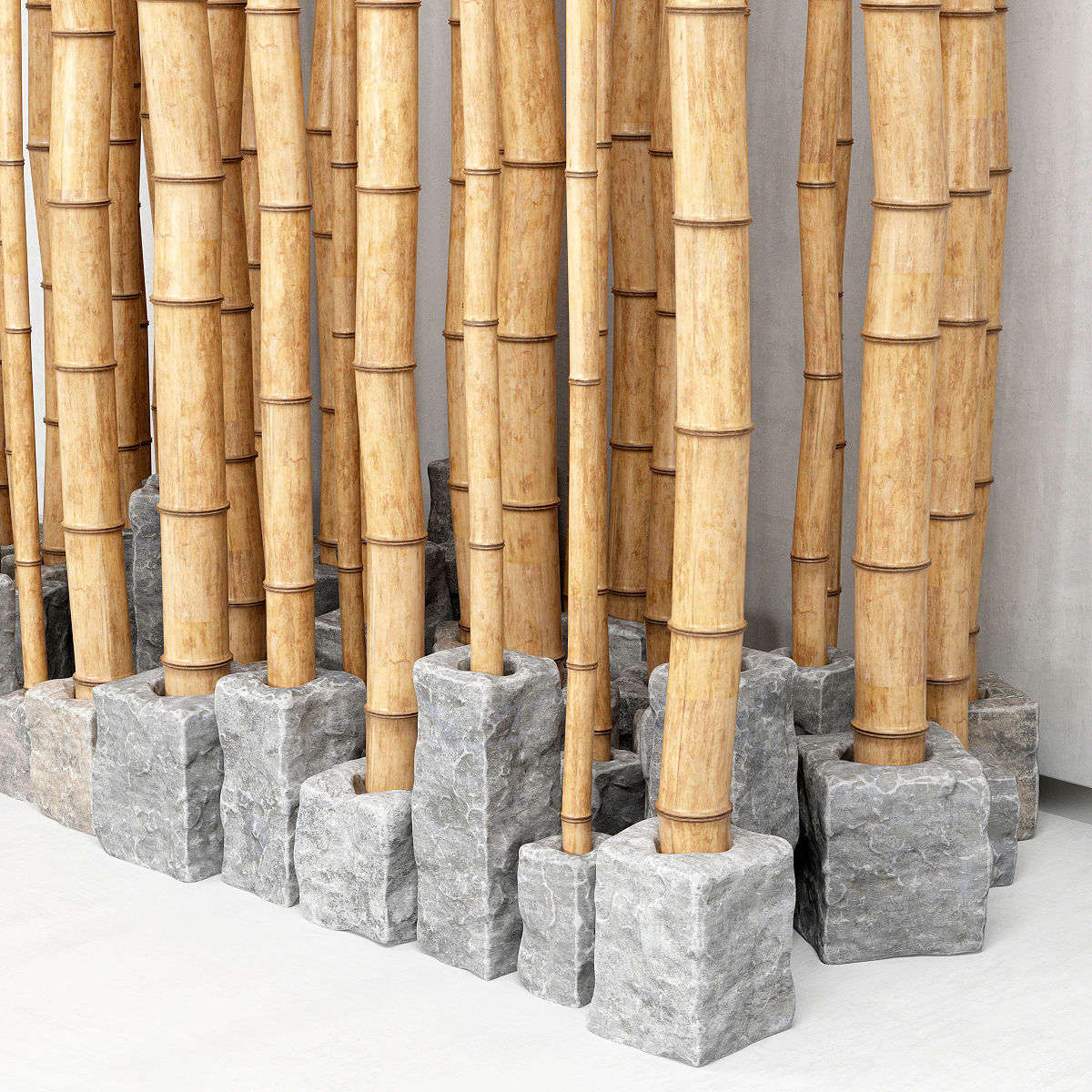 Bamboo decor n16 3D model_4