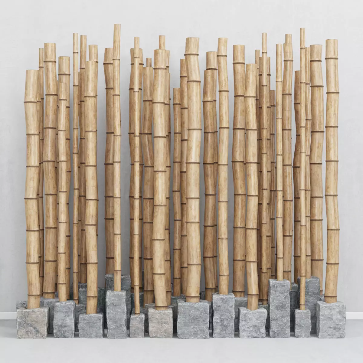 Bamboo decor n16 3D model_0