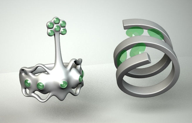 RINGS neuron ring 3D model