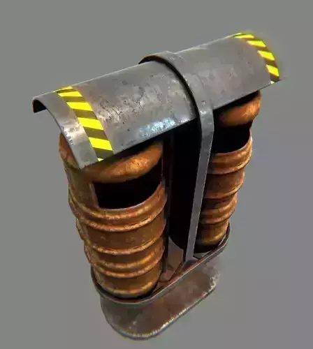 Small Dirty Container Asset