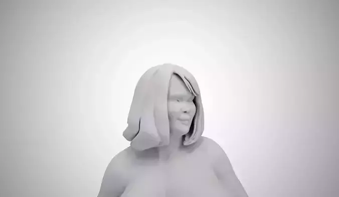 Enormous woman with breasts
