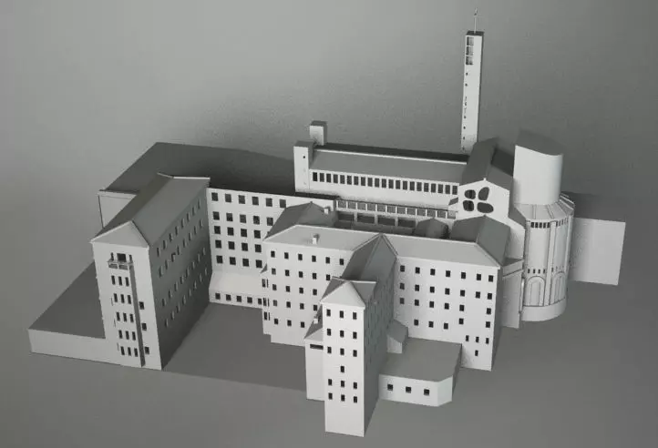 MONASTERY HYSTORICAL 3D model_0