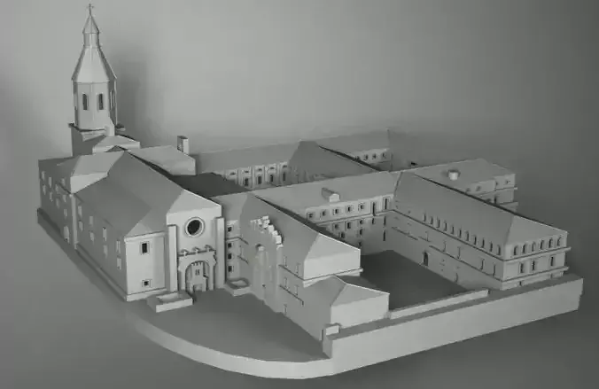 MONASTERY paper church