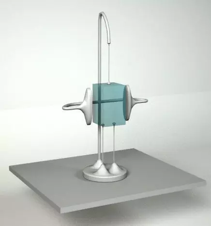 LAMP 2 metal box with liquid in it 3D model_0