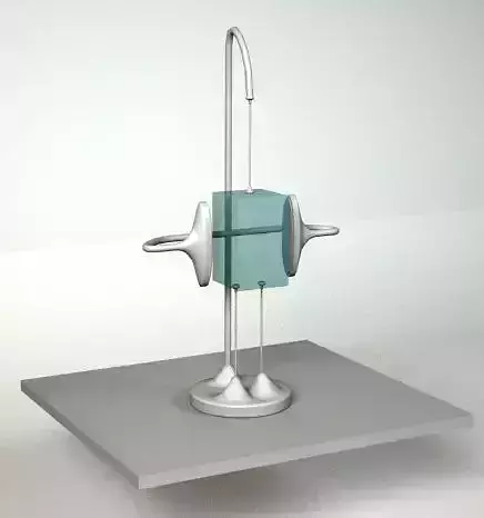 LAMP 2 metal box with liquid in it 3D model