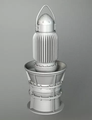 HYDRAULIC TURBINE 3D model