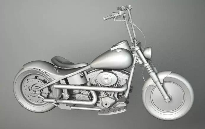 MOTORCYCLE HD 3D model_0