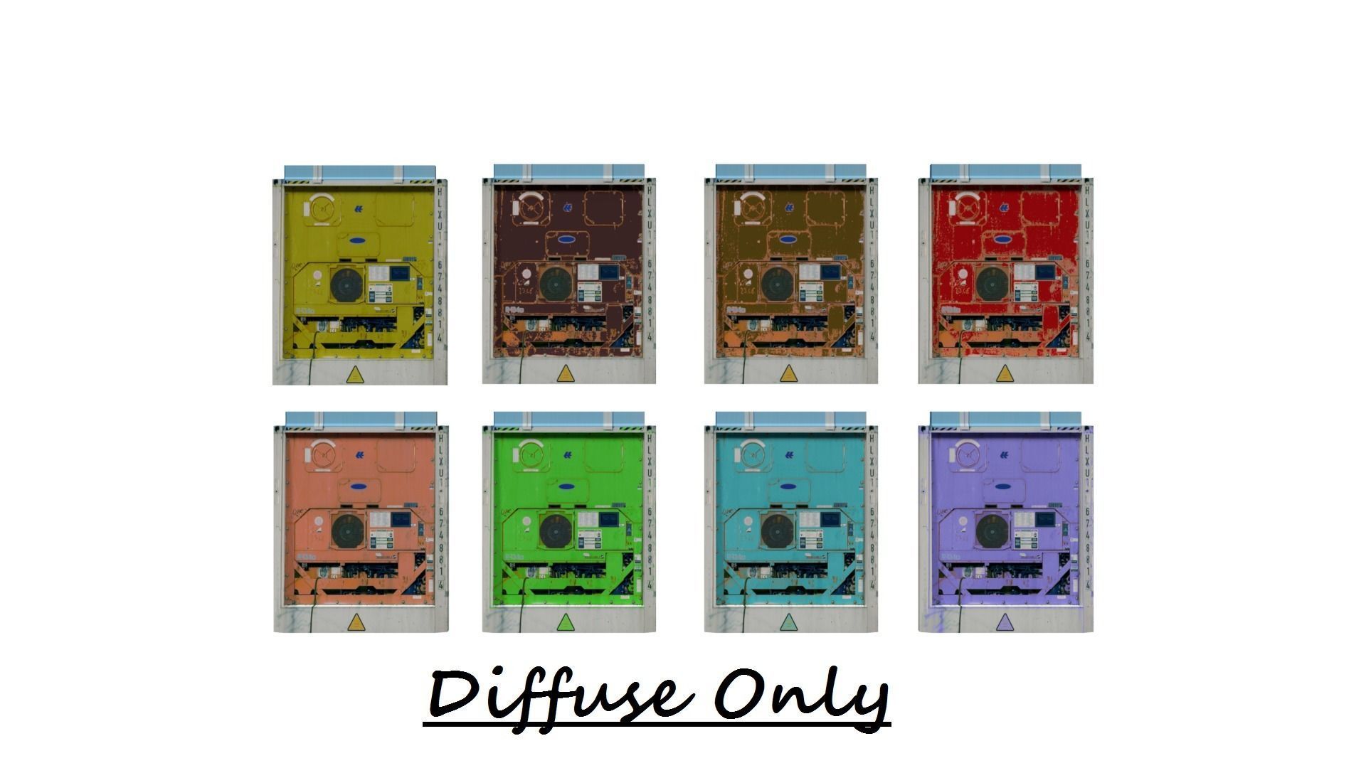 Data Chip Sci Fi Upgrade Module Micro Tech Electric Space Power Low-poly 3D model_2