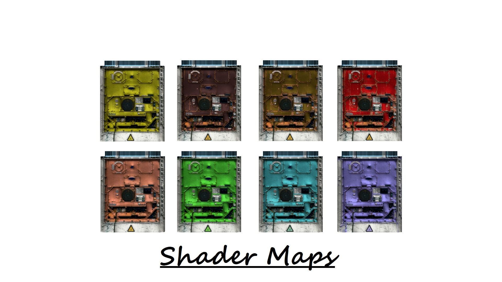 Data Chip Sci Fi Upgrade Module Micro Tech Electric Space Power Low-poly 3D model_1